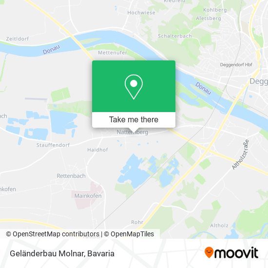 Geländerbau Molnar map