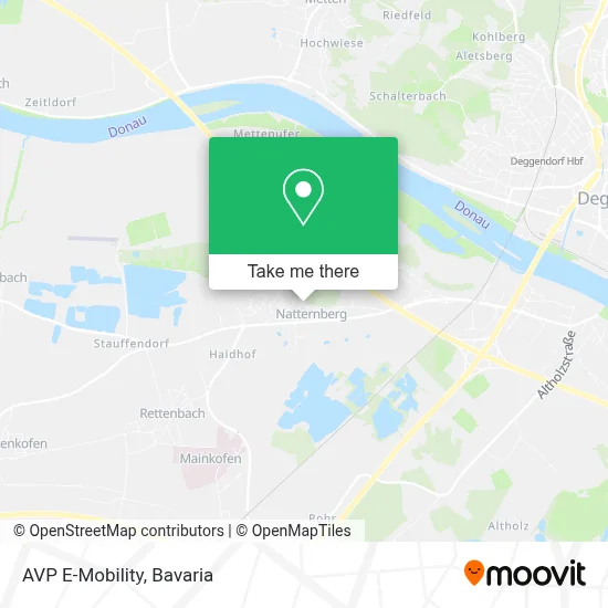 AVP E-Mobility map