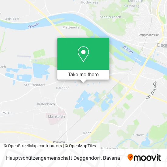 Карта Hauptschützengemeinschaft Deggendorf