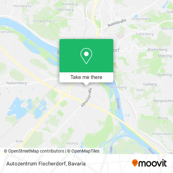 Карта Autozentrum Fischerdorf