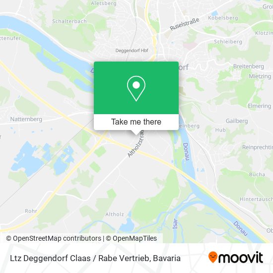 Ltz Deggendorf Claas / Rabe Vertrieb map