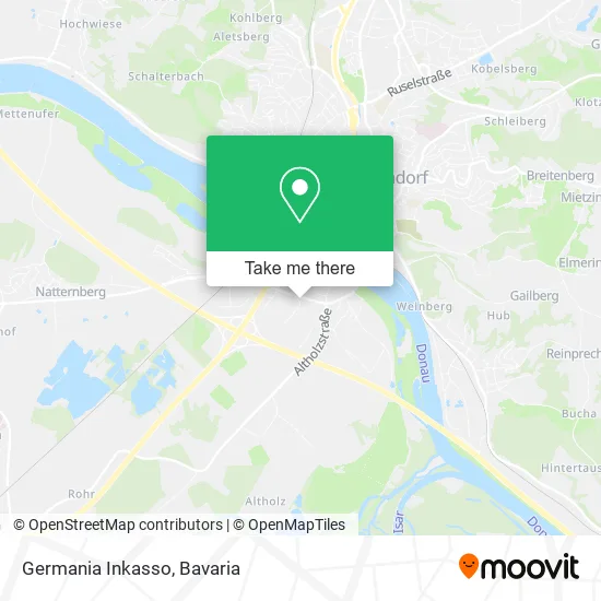 Карта Germania Inkasso