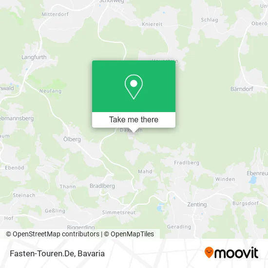 Карта Fasten-Touren.De