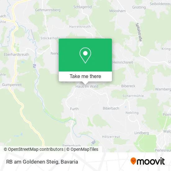 Карта RB am Goldenen Steig