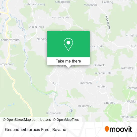 Карта Gesundheitspraxis Fredl