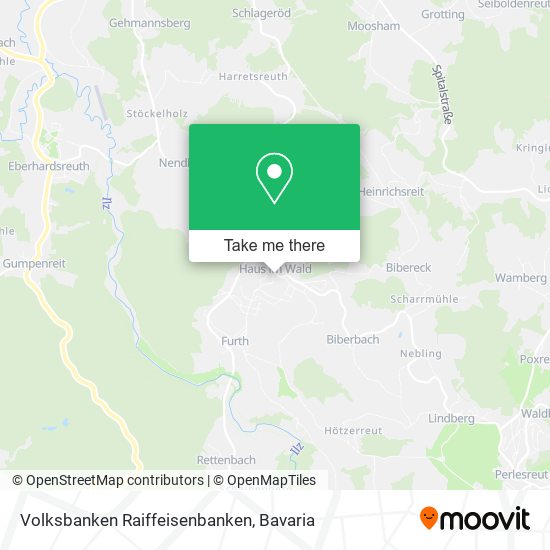 Volksbanken Raiffeisenbanken map