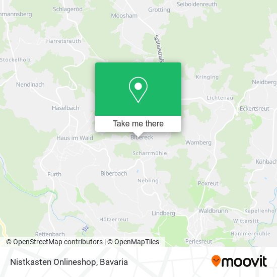 Nistkasten Onlineshop map