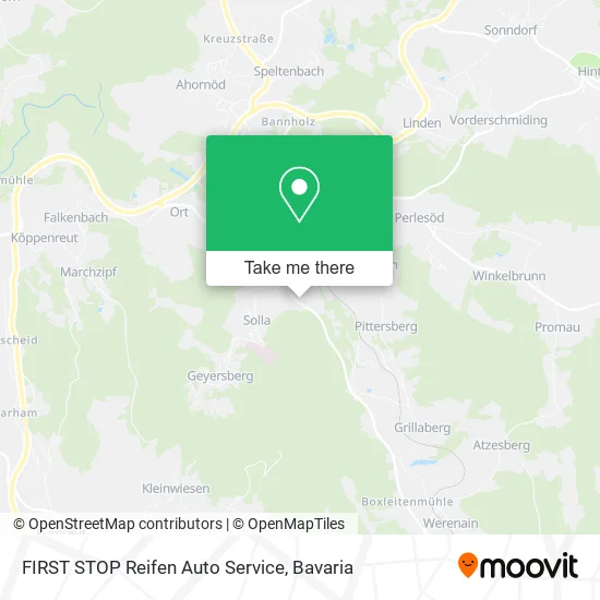 Карта FIRST STOP Reifen Auto Service