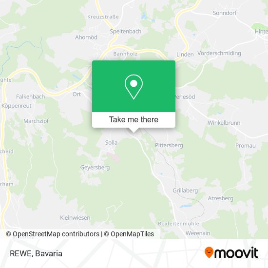 REWE map