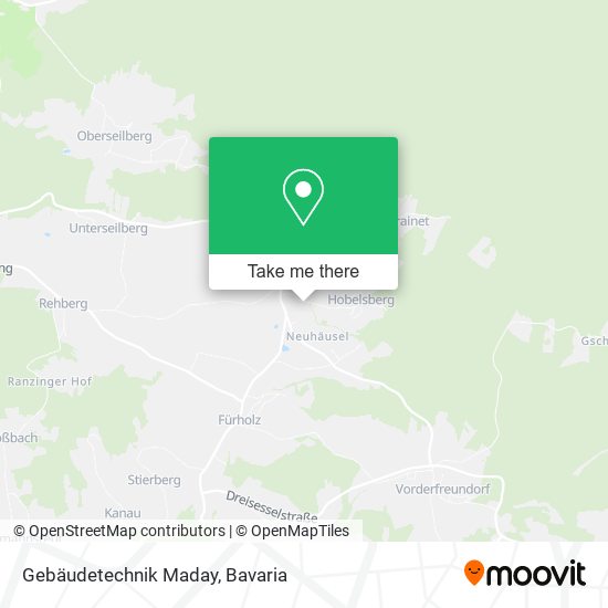 Gebäudetechnik Maday map