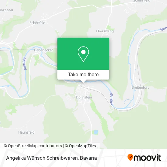 Карта Angelika Wünsch Schreibwaren