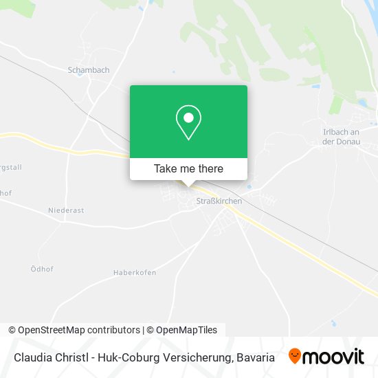 Claudia Christl - Huk-Coburg Versicherung map