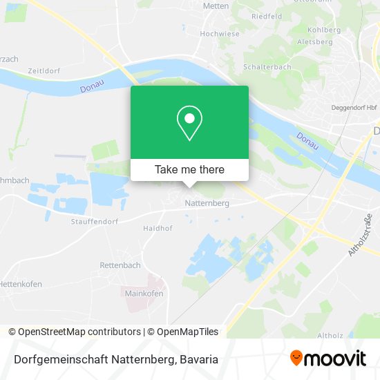 Dorfgemeinschaft Natternberg map