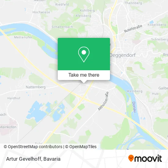 Карта Artur Gevelhoff