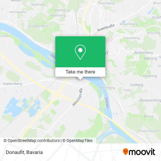 Donaufit map