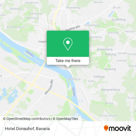 Hotel Donauhof map