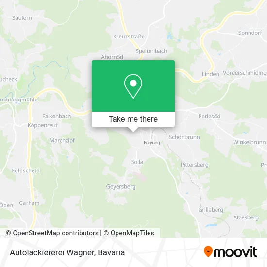 Карта Autolackiererei Wagner