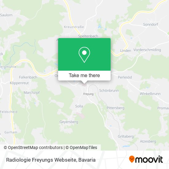 Radiologie Freyungs Webseite map
