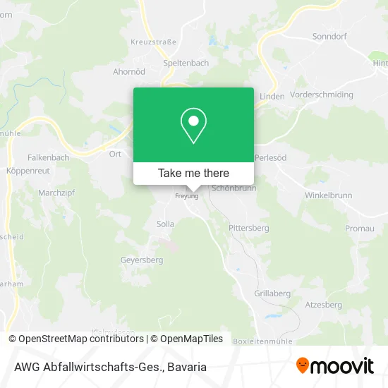 Карта AWG Abfallwirtschafts-Ges.