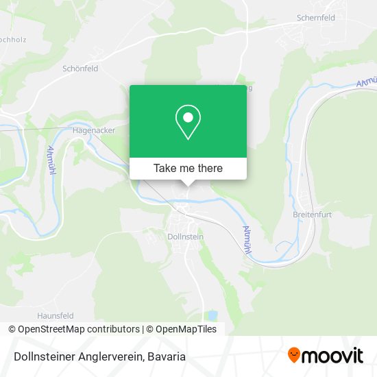Dollnsteiner Anglerverein map