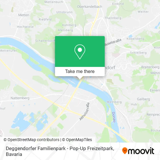 Карта Deggendorfer Familienpark - Pop-Up Freizeitpark