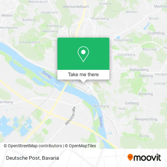 Карта Deutsche Post