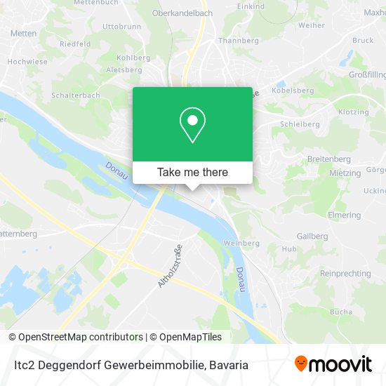 Itc2 Deggendorf Gewerbeimmobilie map