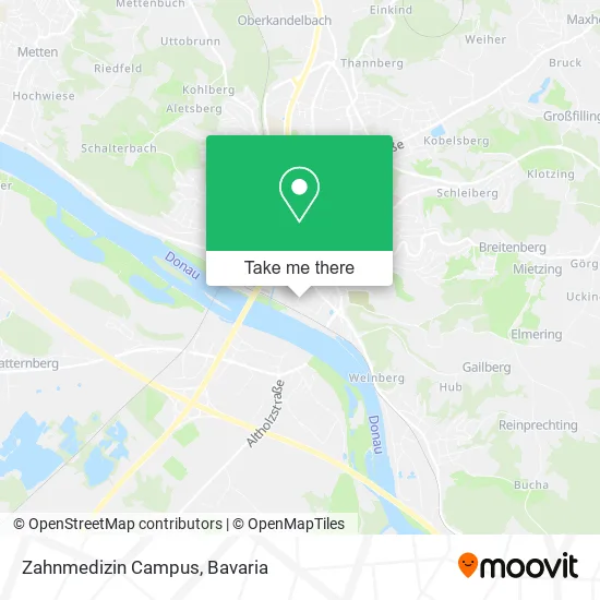 Карта Zahnmedizin Campus