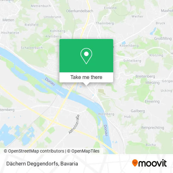 Карта Dächern Deggendorfs