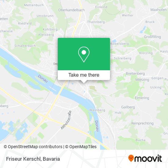 Friseur Kerschl map