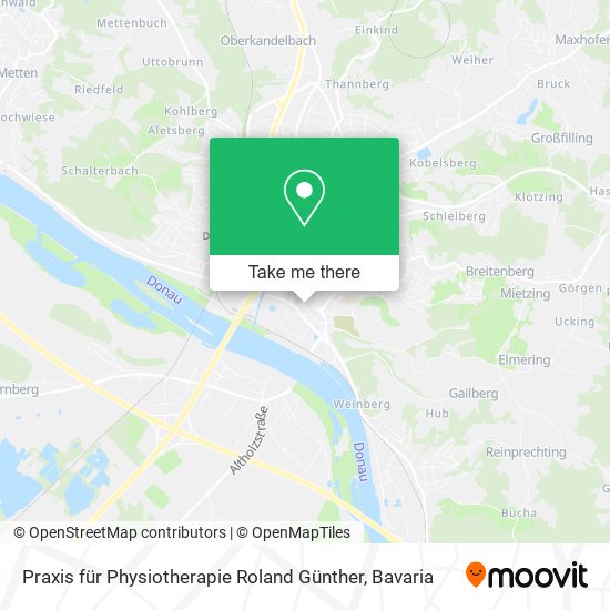 Praxis für Physiotherapie Roland Günther map