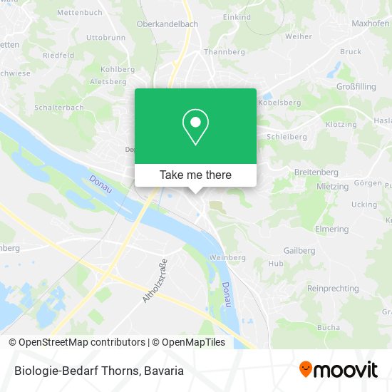 Biologie-Bedarf Thorns map