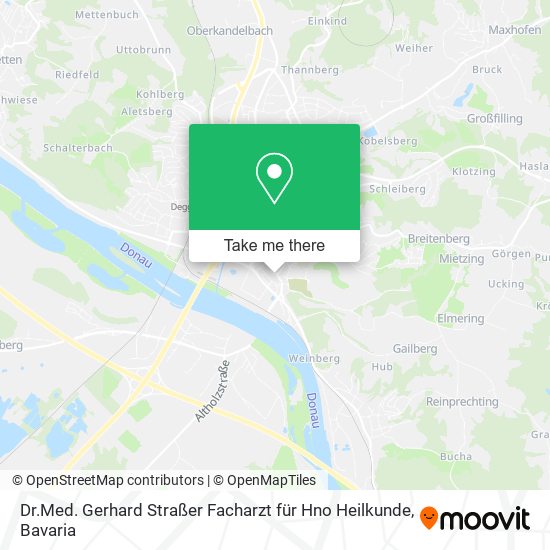 Dr.Med. Gerhard Straßer Facharzt für Hno Heilkunde map