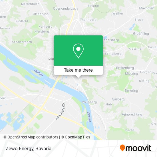 Карта Zewo Energy