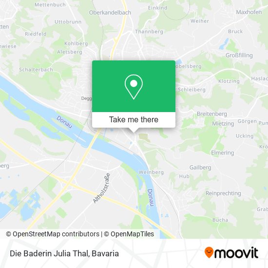 Die Baderin Julia Thal map