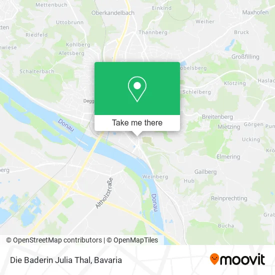 Карта Die Baderin Julia Thal