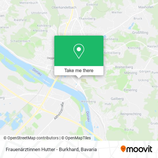 Frauenärztinnen Hutter - Burkhard map