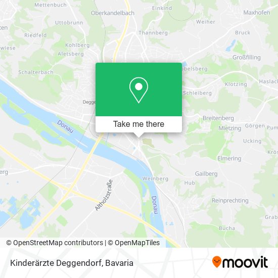 Карта Kinderärzte Deggendorf