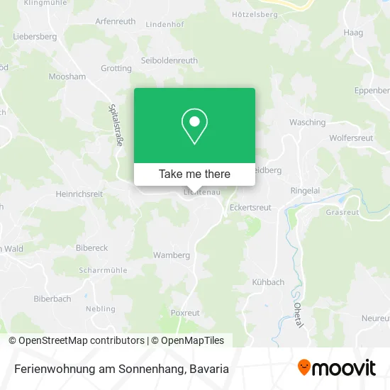 Ferienwohnung am Sonnenhang map