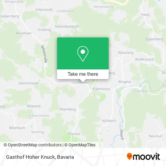Карта Gasthof Hoher Knuck
