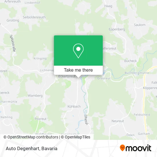 Карта Auto Degenhart