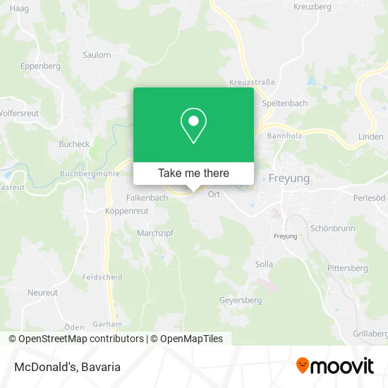 Карта McDonald's