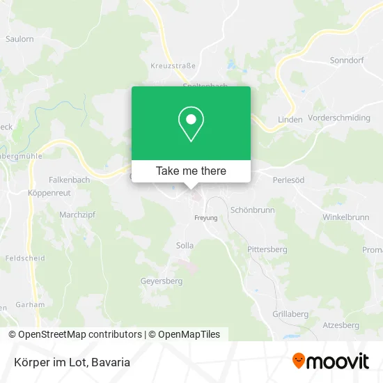 Карта Körper im Lot