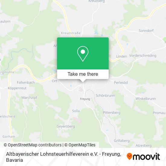 Altbayerischer Lohnsteuerhilfeverein e.V. - Freyung map
