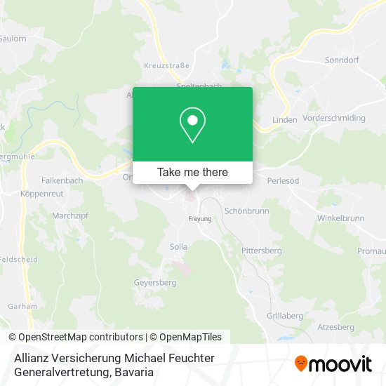 Allianz Versicherung Michael Feuchter Generalvertretung map