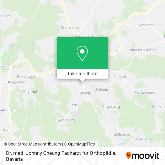 Dr. med. Johnny Cheung Facharzt für Orthopädie map