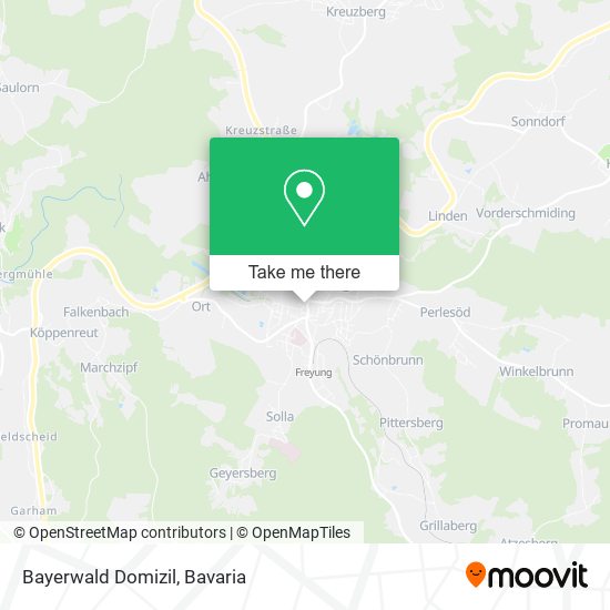 Bayerwald Domizil map