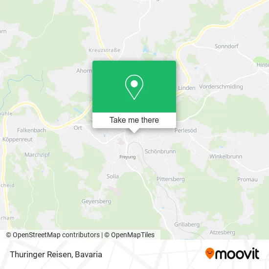Карта Thuringer Reisen