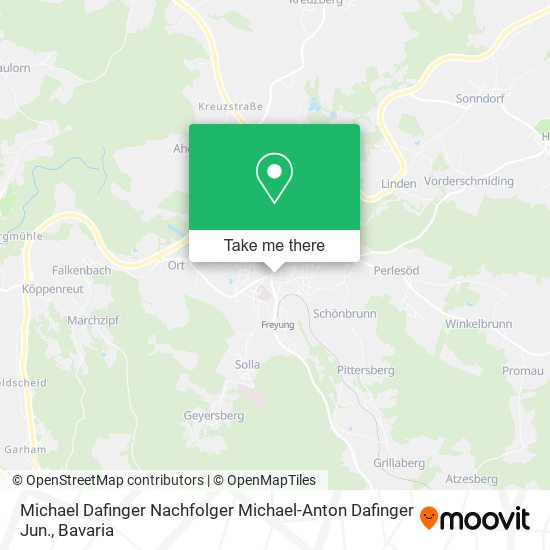 Michael Dafinger Nachfolger Michael-Anton Dafinger Jun. map