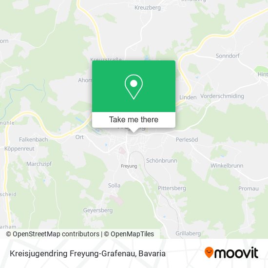 Kreisjugendring Freyung-Grafenau map